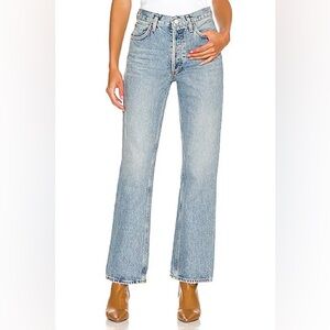 AGOLDE Mid Rise Relaxed Boot Cut Jeans - Like New Size 27